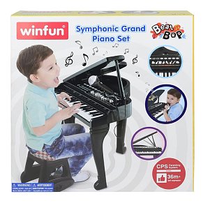 Symphonic Grand Piano Set Black