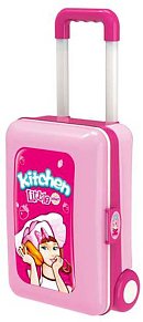Trolley Kitchen Set Little Chef 2 in 1 PINK