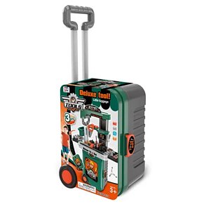 Deluxe Tools Trolley Case Workbench 3 in 1