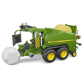BRUDER John Deere C441R round bales press