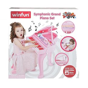 Symphonic Grand Piano Set Pink