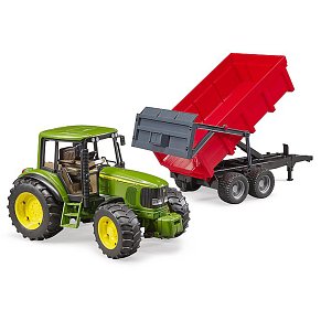 BRUDER John Deere 6920 with tipping trailer