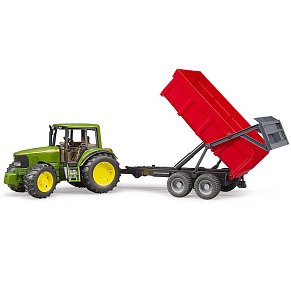 BRUDER John Deere 6920 with tipping trailer