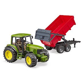 BRUDER John Deere 6920 with tipping trailer