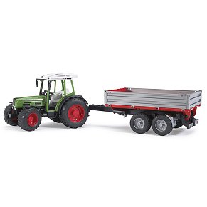 BRUDER Fendt 209 S with tipping trailer