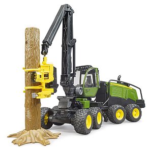 BRUDER John Deere 1270G harvester with one tree trunk