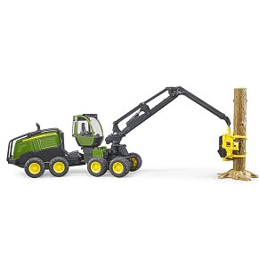 BRUDER John Deere 1270G harvester with one tree trunk