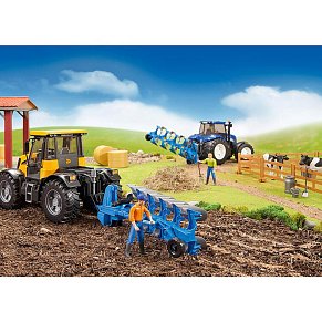 BRUDER Krone dual rotary swath windrower