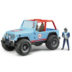 BRUDER Jeep Cross Country Racer Μπλε με Οδηγό – Όχημα Εκτός Δρόμου