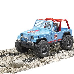 BRUDER Jeep Cross Country Racer Μπλε με Οδηγό – Όχημα Εκτός Δρόμου