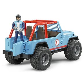 BRUDER Jeep Cross Country Racer Μπλε με Οδηγό – Όχημα Εκτός Δρόμου