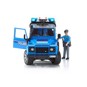 BRUDER Αστυνομικό Land Rover station wagon με αστυνόμο