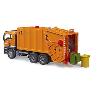 BRUDER MAN TGS Garbage truck (orange)