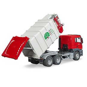 BRUDER MAN TGS Side loading garbage truck