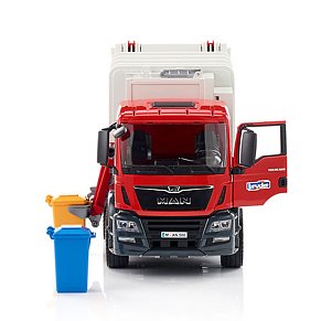 BRUDER MAN TGS Side loading garbage truck