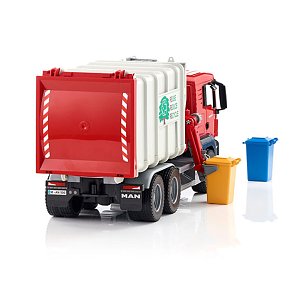 BRUDER MAN TGS Side loading garbage truck