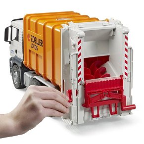 BRUDER MAN TGS Side loading garbage truck