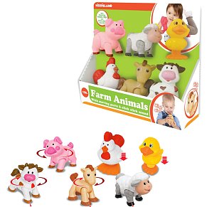 Kiddieland Farm Animals Figures Set (6pcs)