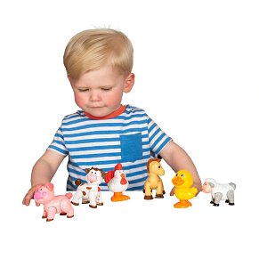 Kiddieland Farm Animals Figures Set (6pcs)