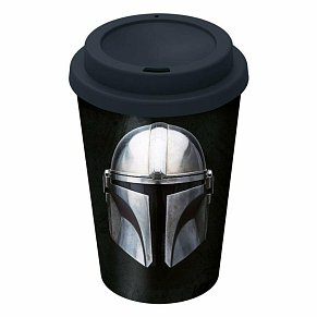 Stor Star Wars - The Mandalorian Πλαστικό Ποτήρι καφέ με διπλό τοίχωμα (390ml)