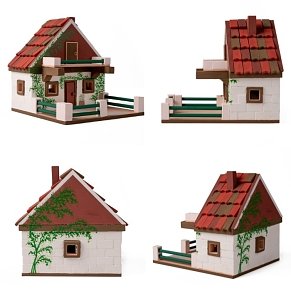 Bildits The Cottage – Σετ Κατασκευής Μικρού Σπιτιού με 200 Τεμάχια