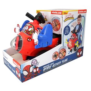 Kiddieland Spidey & Friends Lights & Sounds Ride-On Plane