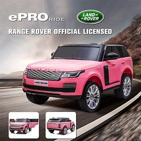 ePRO Ride Battery Ride-on Licensed Land Rover HSE 2-Seater 24 Volts Pink