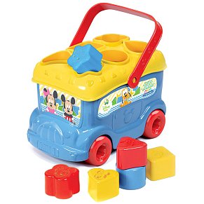 Baby Clementoni Λεωφορειάκι με Σχήματα Mickey