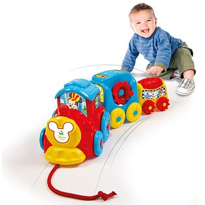 Baby Clementoni Disney Baby Βρεφικό Παιχνίδι Τρενάκι Pull Along