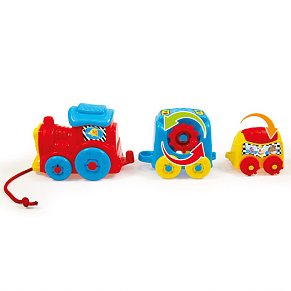 Baby Clementoni Disney Baby Βρεφικό Παιχνίδι Τρενάκι Pull Along