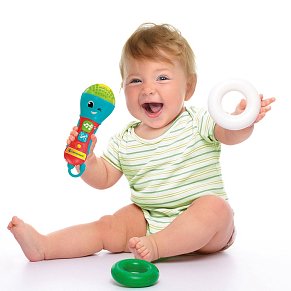 Baby Clementoni Βρεφικό Παιχνίδι Baby Mικρόφωνο