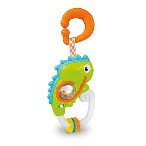 Baby Clementoni Βρεφική Ηλεκτρονική Κουδουνίστρα Χαμαιλέοντας