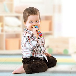 Baby Clementoni Βρεφικό Παιχνίδι Baby Mικρόφωνο Για 10-36 Μηνών