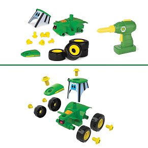 John Deere Παιδικό Παιχνίδι Τρακτεράκι Φτιάξε τον Τζόνι Για 18+ Μηνών