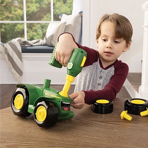 John Deere Παιδικό Παιχνίδι Τρακτεράκι Φτιάξε τον Τζόνι Για 18+ Μηνών