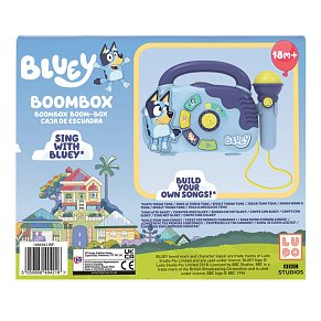 Bluey Βρεφικό Προσχολικό Παιχνίδι Ραδιόφωνο Boombox Για 18+ Μηνών