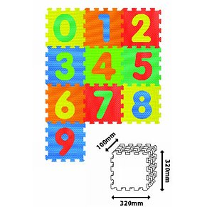 EVA Puzzel Mat Number 10 pcs.