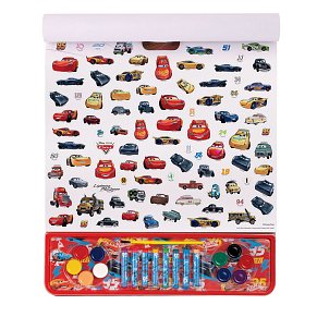 Giga Block Σετ Ζωγραφικής Disney Cars 4 Σε 1 Για 3+ Χρονών