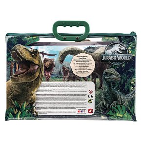 Σετ Ζωγραφικής Διάφανη Τσάντα Jurassic World