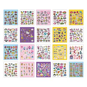 Sticker Book Τετράδιο Με 500 Αυτοκόλλητα Για 3+ Χρονών