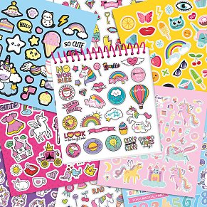 Sticker Book Τετράδιο Με 500 Αυτοκόλλητα Για 3+ Χρονών