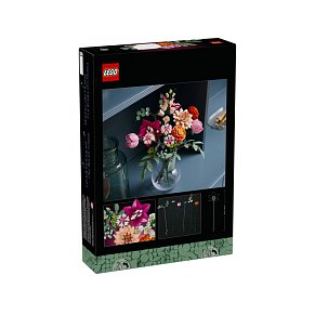 LEGO Icons Botanical Collection Pretty Pink Flower Bouquet 10342 – 749 Pieces