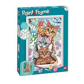 ΕΡΓΑΣΤΗΡΙΟ ΖΩΓΡΑΦΙΚΗΣ Paint & Frame Funny Kitties