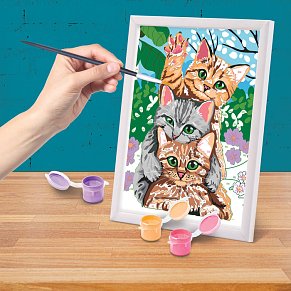 ΕΡΓΑΣΤΗΡΙΟ ΖΩΓΡΑΦΙΚΗΣ Paint & Frame Funny Kitties
