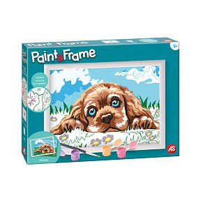 ΕΡΓΑΣΤΗΡΙΟ ΖΩΓΡΑΦΙΚΗΣ Paint & Frame Loving Puppy