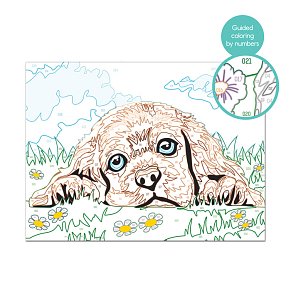 ΕΡΓΑΣΤΗΡΙΟ ΖΩΓΡΑΦΙΚΗΣ Paint & Frame Loving Puppy