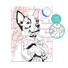 ΕΡΓΑΣΤΗΡΙΟ ΖΩΓΡΑΦΙΚΗΣ Paint & Frame Playful Husky