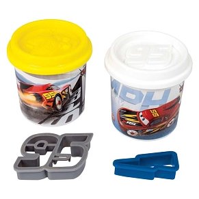DOUGH SET 2 POTS 4OZ AND 2 CUTTERS CARS