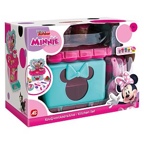 Disney Minnie Dough Kitchen Playset With 4 Pots And 3D Caps 200gr