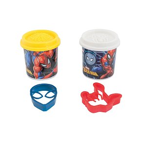 Dough Marvel Spiderman Set Of 2 Dough Pots With 2 Cutters 228gr
